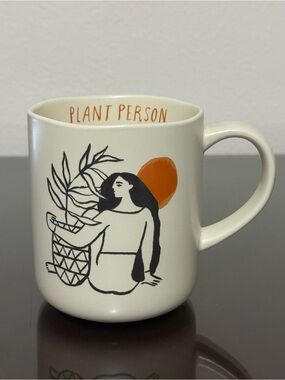 Plant Person Opal House Coffee Mug Cup Stoneware Mug NEW